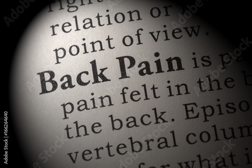 definition of Back Pain