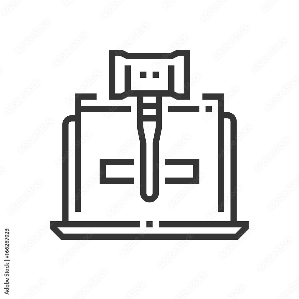 Internet law icon Internet law icon