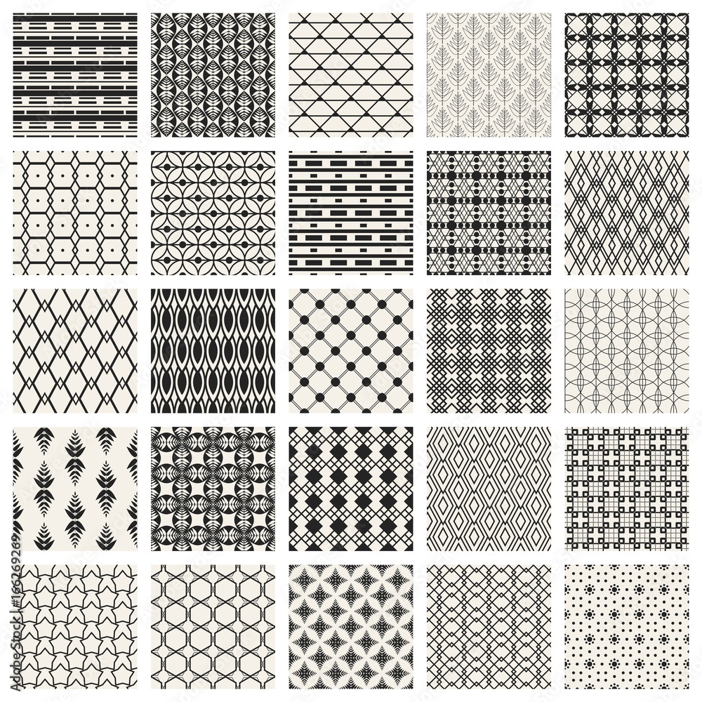 Abstract concept vector monochrome geometric pattern. Black and white minimal background. Creative illustration template. Seamless stylish texture. For wallpaper, surface, web design, textile, decor. Abstract concept vector monochrome geometric pattern. Black and white minimal background. Creative illustration template. Seamless stylish texture. For wallpaper, surface, web design, textile, decor.