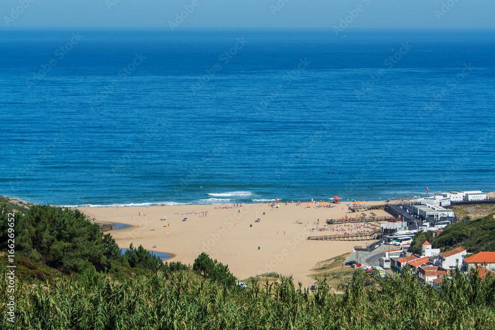 Foz do Lizandro beach in Ericeira, Portugal.