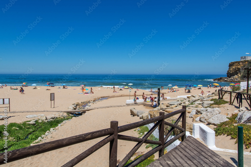 Obraz premium Magoito beach in Magoito, Portugal.