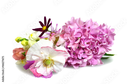 Mothers day flowers isolated on white background