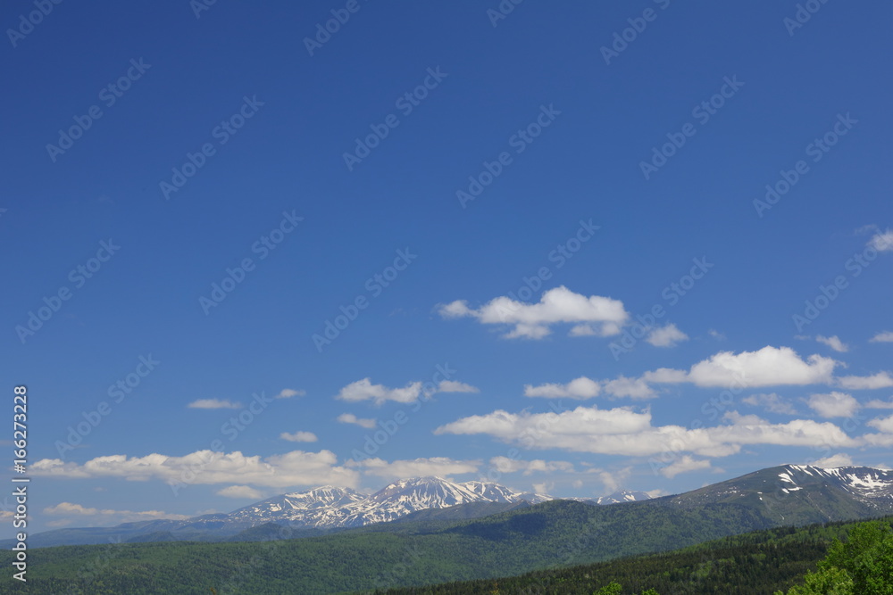 Landscape of Biei Hokkaido Japan