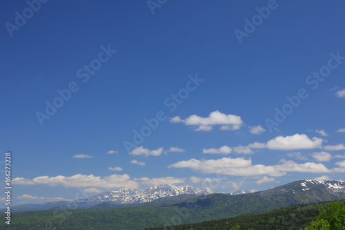 Landscape of Biei Hokkaido Japan