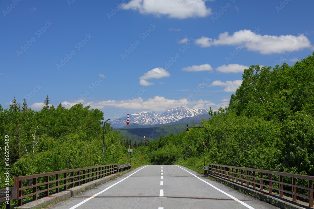 Landscape of Biei Hokkaido Japan