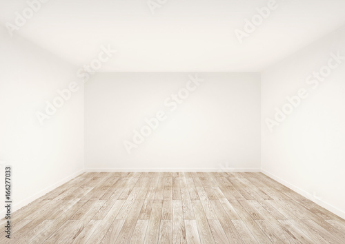 Empty room. white interior.
