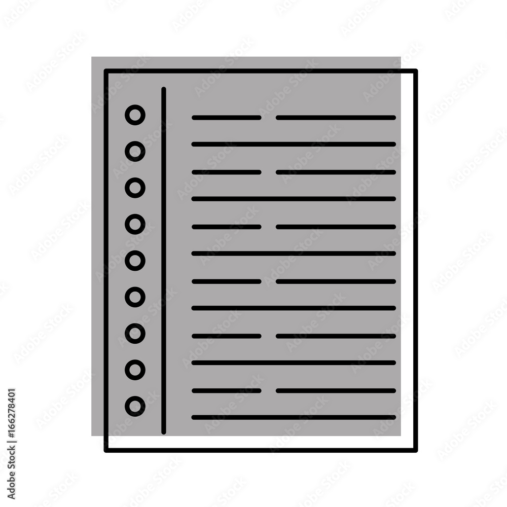 notebook leaf isolated icon notebook leaf isolated icon