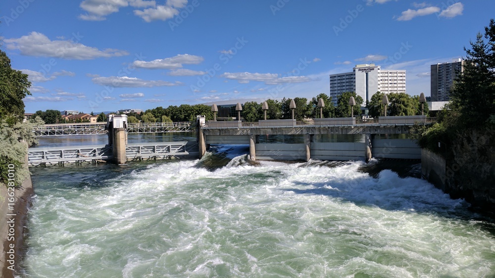 Spokane River during seasonal melt