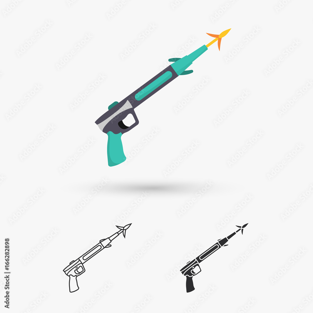 spear gun icon spear gun icon