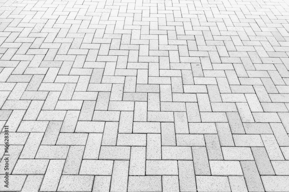 Concrete block paving for walkway., Abstract background.