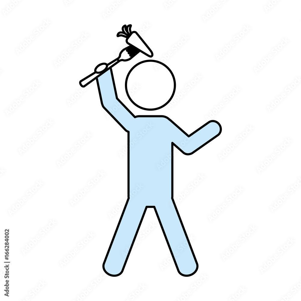 Fitness man pictogram Fitness man pictogram