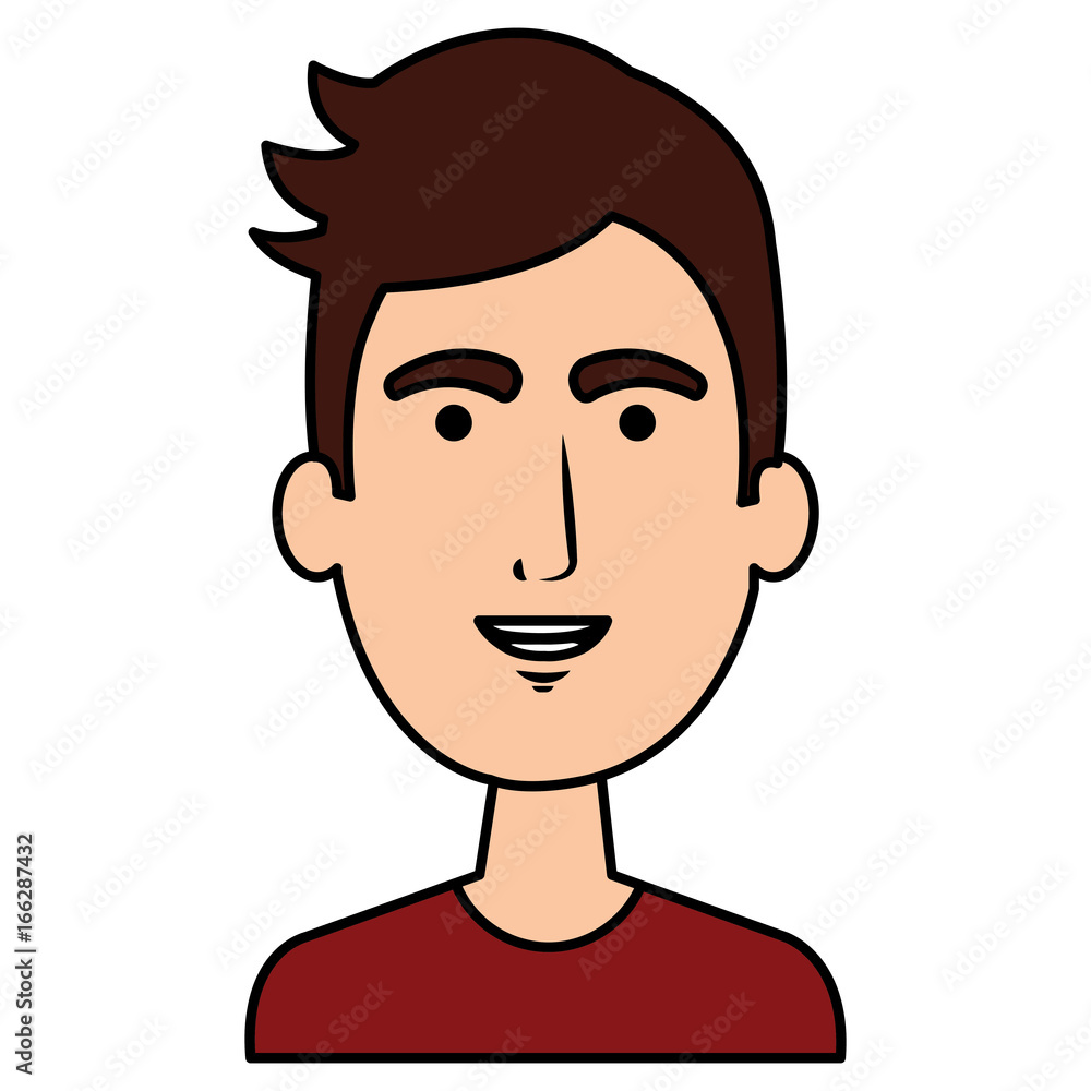 young man avatar character young man avatar character