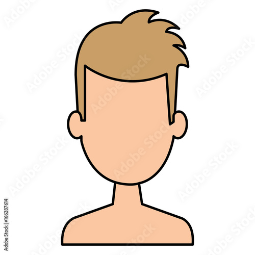 young man shirtless avatar character