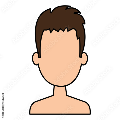 young man shirtless avatar character
