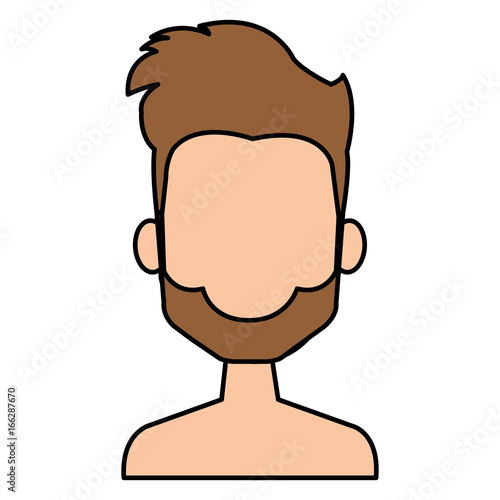 young man shirtless avatar character
