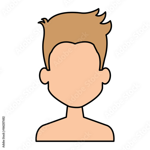 young man shirtless avatar character