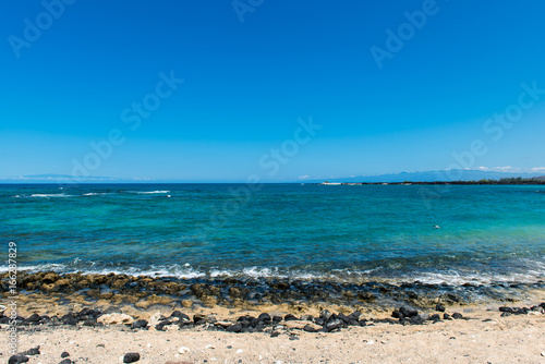 ハワイ島のビーチ © 師永 田口