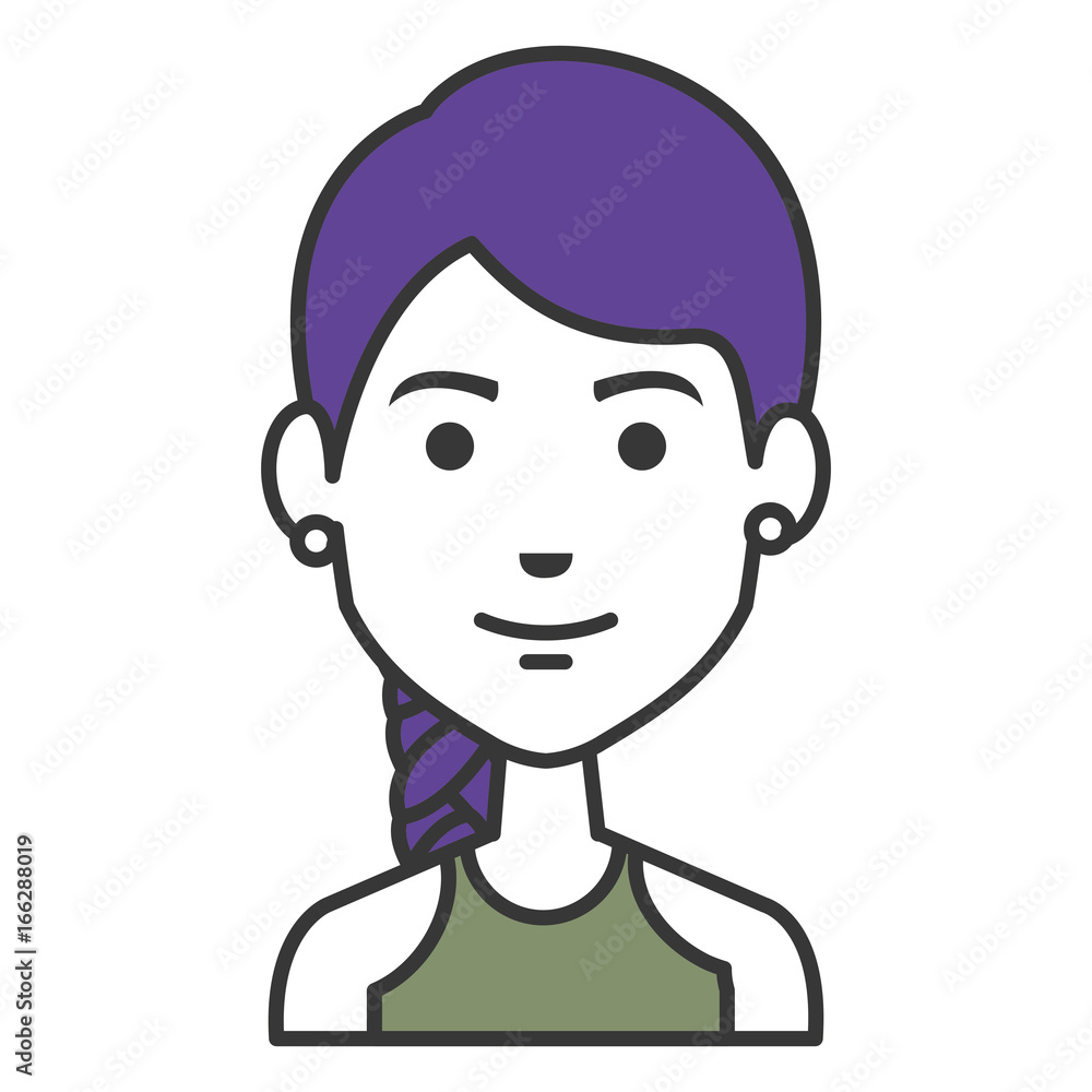 Obraz premium beautiful woman avatar character