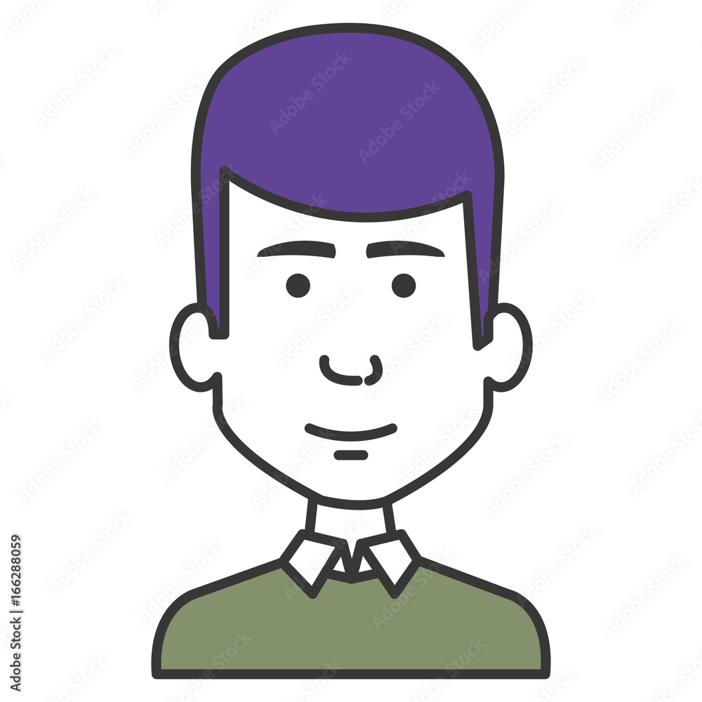 young man avatar character