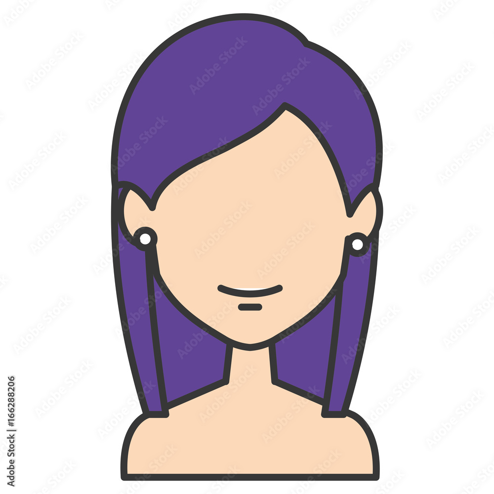 beautiful woman shirtless avatar character
