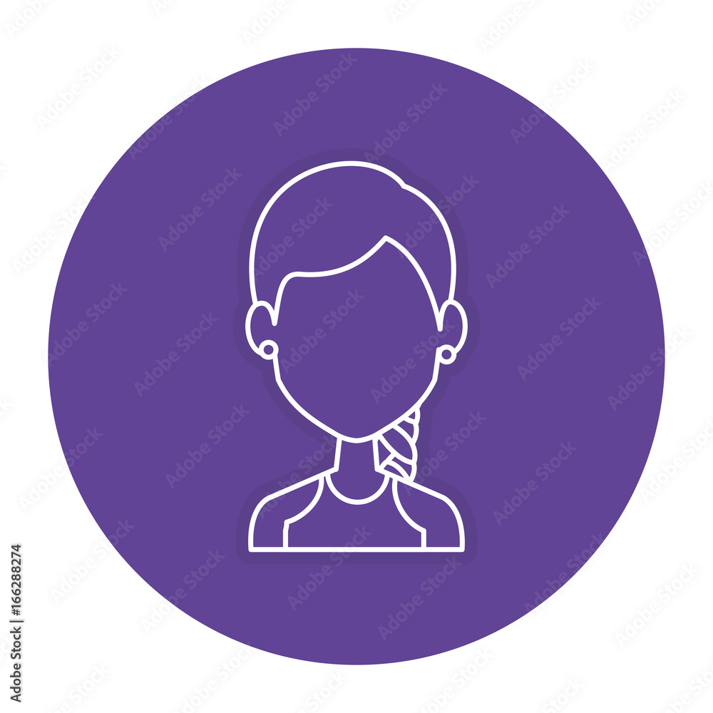 beautiful woman avatar character