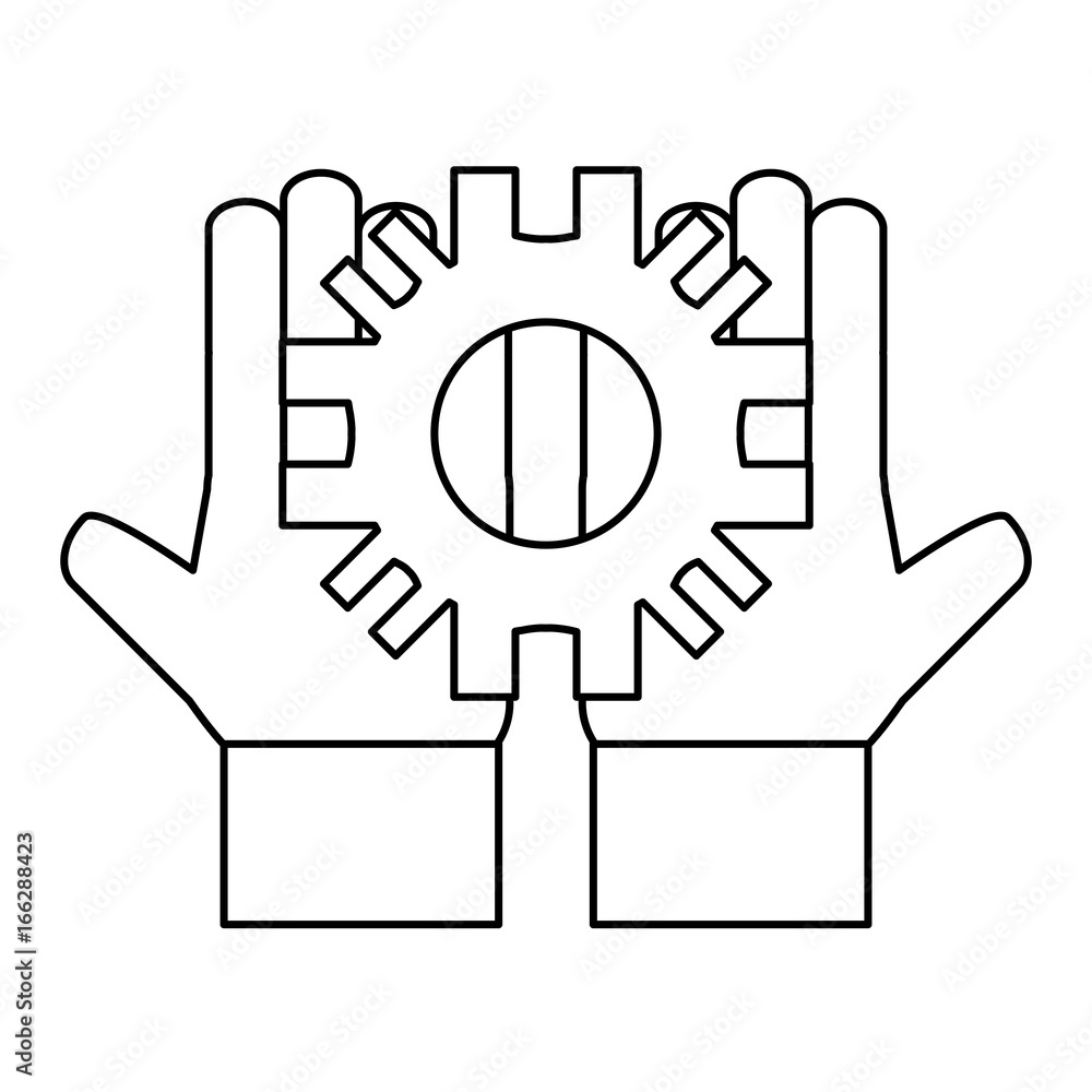 Obraz premium Gear machinery piece