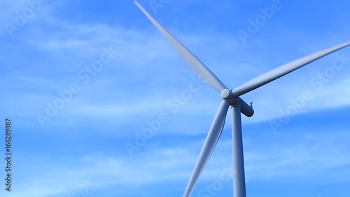 Wind turbine for the electrical generation whcih is the clean energy and one of renewable energy. It has the limit of wind speed which can produce the power. photo