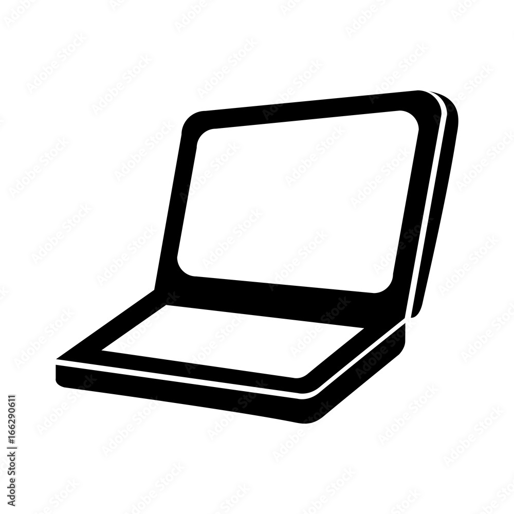 laptop computer isolated icon laptop computer isolated icon