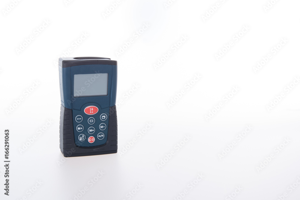 Architectural tool or laser rangefinder on a background. Architectural tool or laser rangefinder on a background.