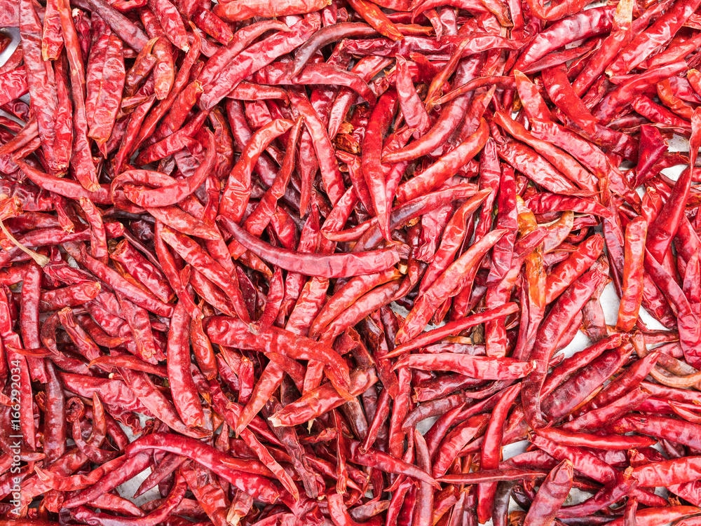 Red hot chilly peper background