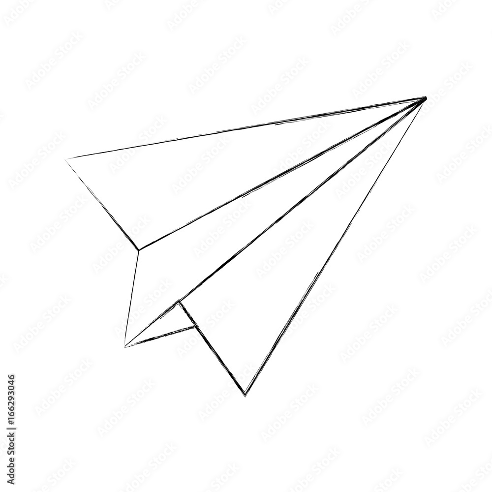paper airplane isolated icon paper airplane isolated icon