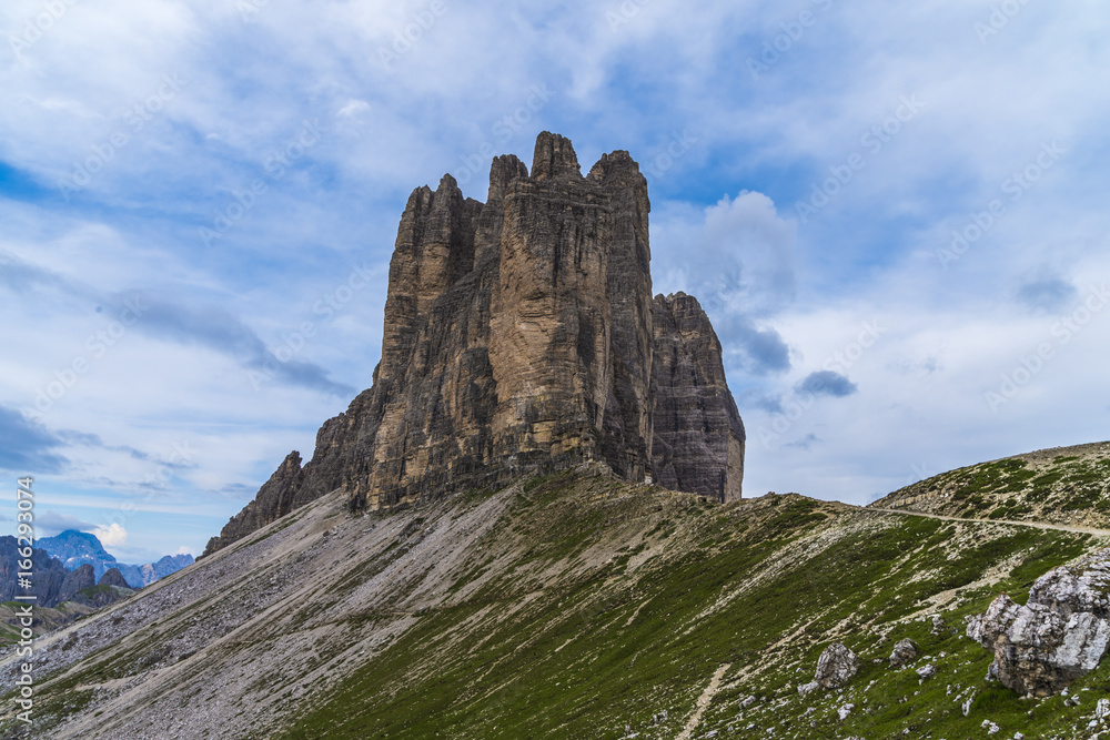 The Tre Cime, Dolomites, Italy The Tre Cime, Dolomites, Italy