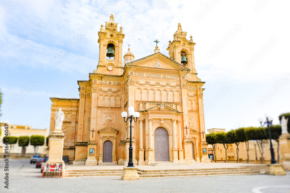 Fototapeta premium Cathedral in Mgarr Malta