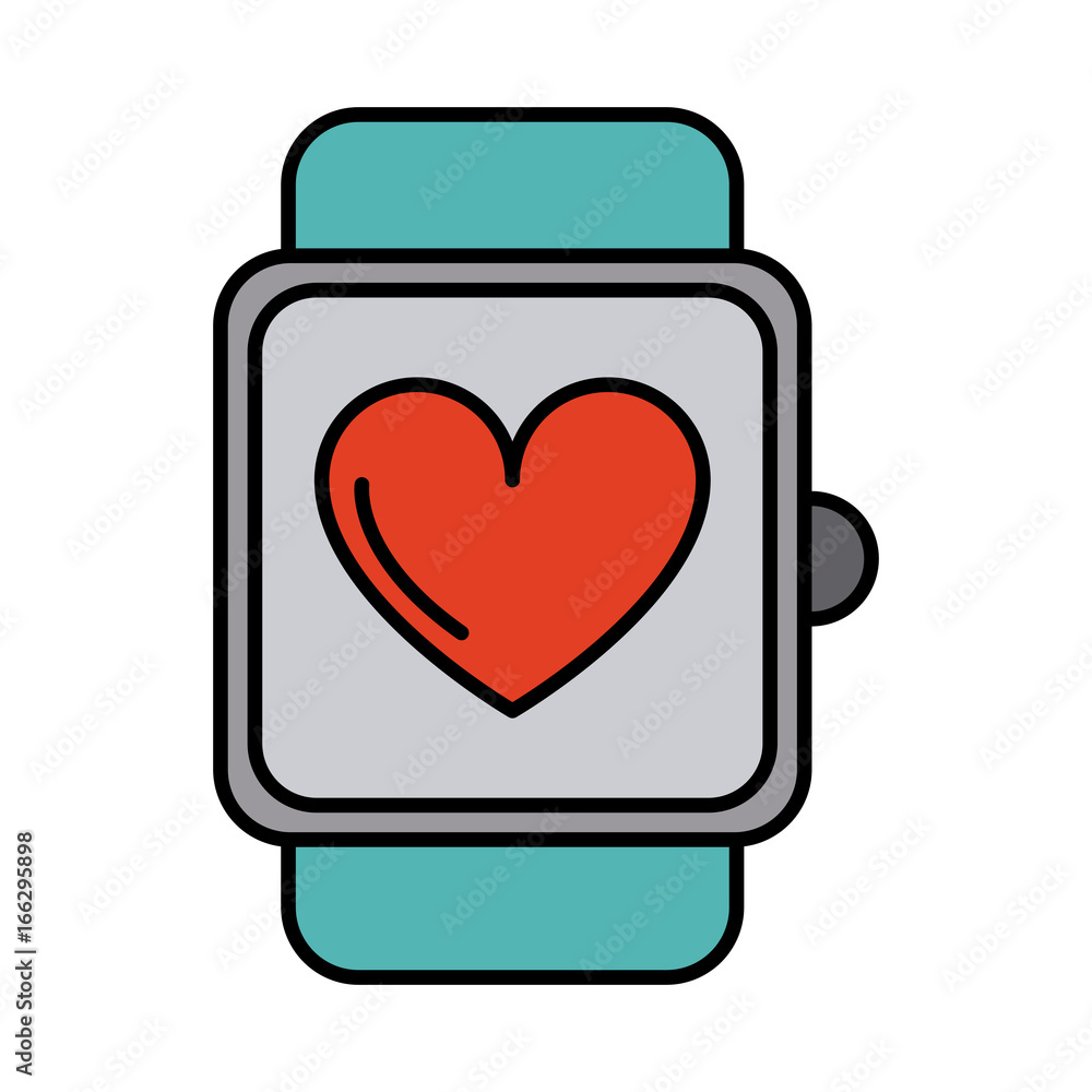 heart rate wrist monitor icon image heart rate wrist monitor icon image
