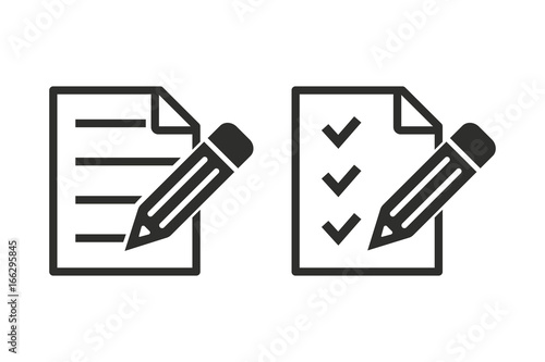 Clipboard vector icon.