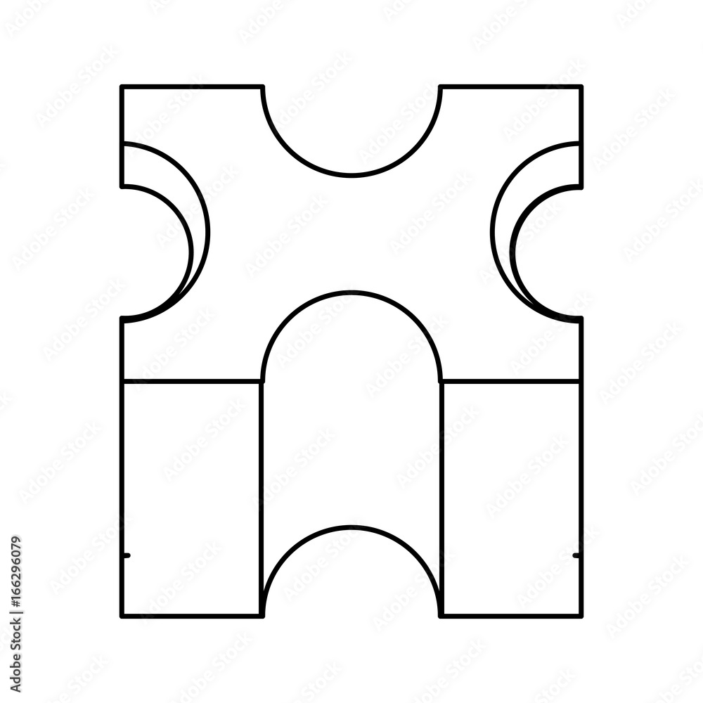 Puzzle piece symbol Puzzle piece symbol