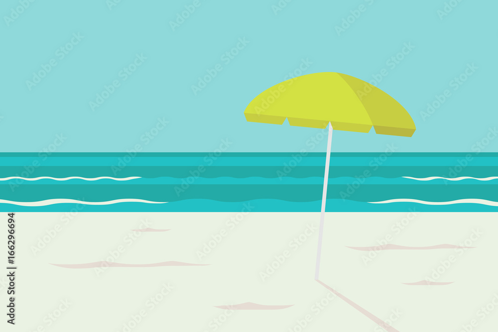Summer beach calmful graphic background