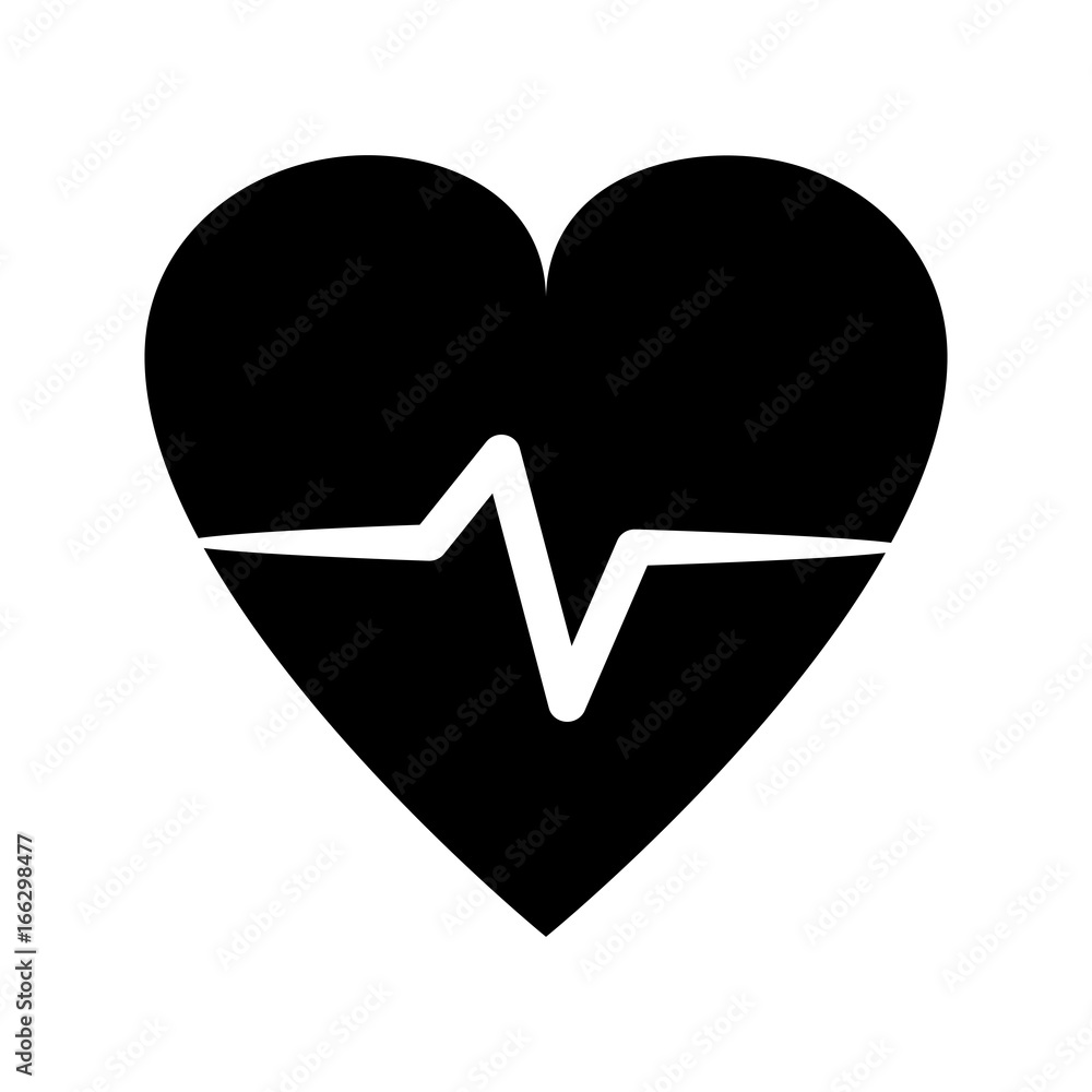 heart cardiogram icon image heart cardiogram icon image