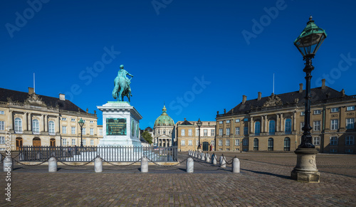 Amalienborg, the home of the Danish royal family, Copenhagen, Denmark photo