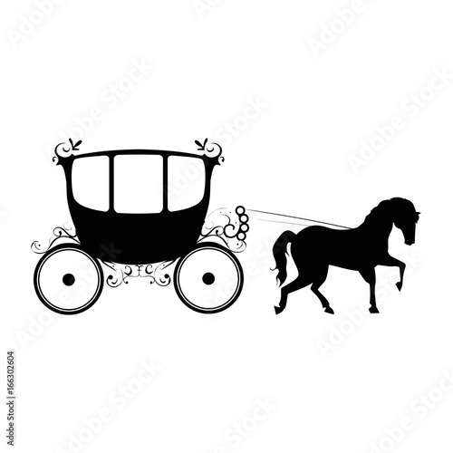 medieval carriage icon