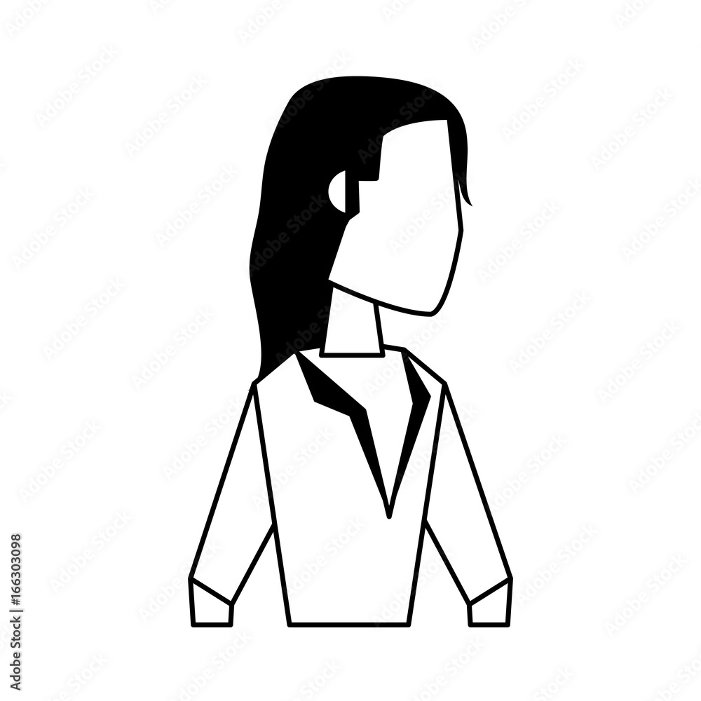 woman avatar icon image vector illustration design black and woman avatar icon image vector illustration design black and