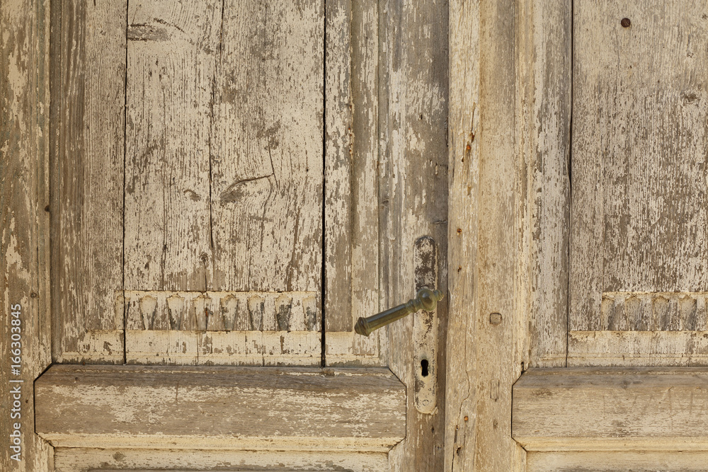 Old door with lock, Old wood texture, Brown background Old door with lock, Old wood texture, Brown background