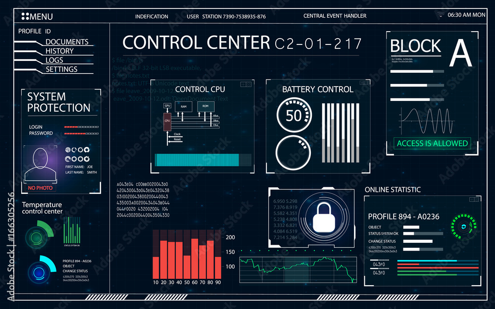 HUD UI for business app. Futuristic user interface HUD and Infographic elements. Abstract virtual graphic touch user interface. UI hud infographic interface screen monitor radar set web elements HUD UI for business app. Futuristic user interface HUD and Infographic elements. Abstract virtual graphic touch user interface. UI hud infographic interface screen monitor radar set web elements