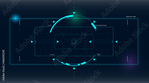 HUD UI for business app. Futuristic user interface HUD and Infographic elements. Abstract virtual graphic touch user interface. UI hud infographic interface screen monitor radar set web elements