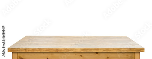 Fotografie isolated used tabletop