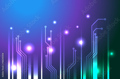 Digital Creative Technology Background Graphic