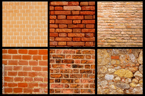 Various types of wall