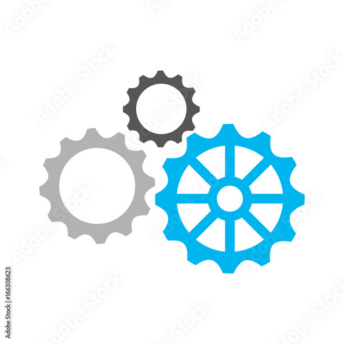 gears machine isolated icon vector illustration design