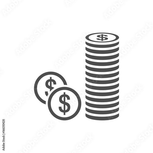 Money penny icon