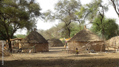 Village Peul au Sénégal photo